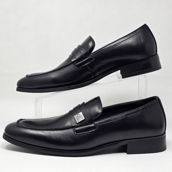 Calvin Klein Men\'s Dress Shoes Obexx Black Loafer CMJIMMON-R Size 7.5 New main image 7